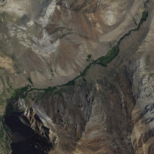 Aerial imagery of McGee Campground, CA