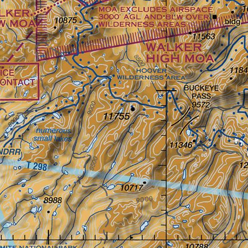 FAA VFR chart of Craig Peak, CA