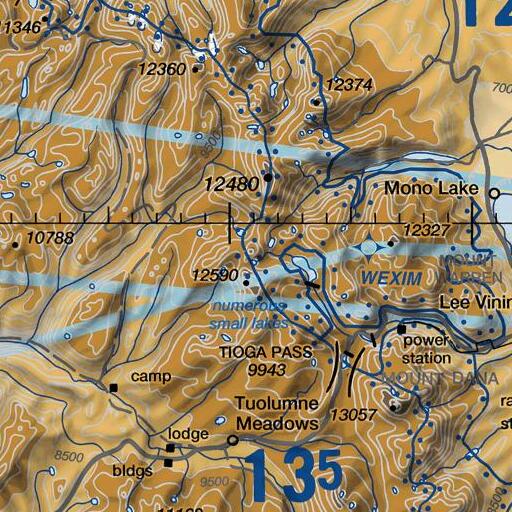 FAA VFR chart of North Peak, CA