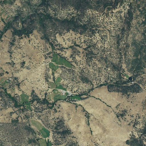 Aerial imagery of Oat Hills, CA