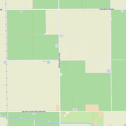 OpenStreetMap map of Camp Eight, CA