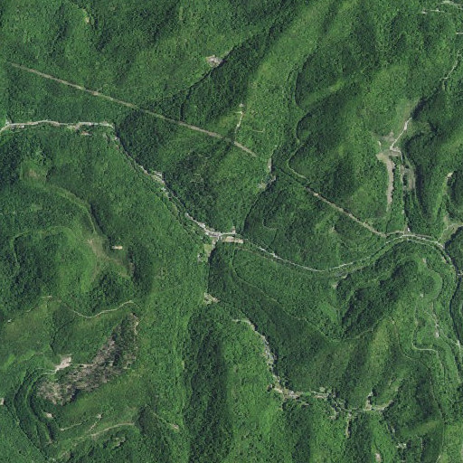 Aerial imagery of Delphia Post Office, KY