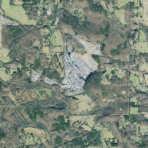 Aerial imagery of Dalton Quarry, GA