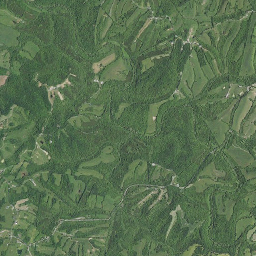 Aerial imagery of Big Rock Run, KY