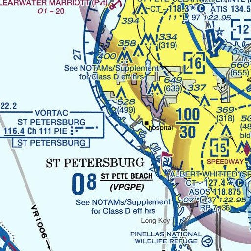 FAA VFR chart of Moon Park, FL