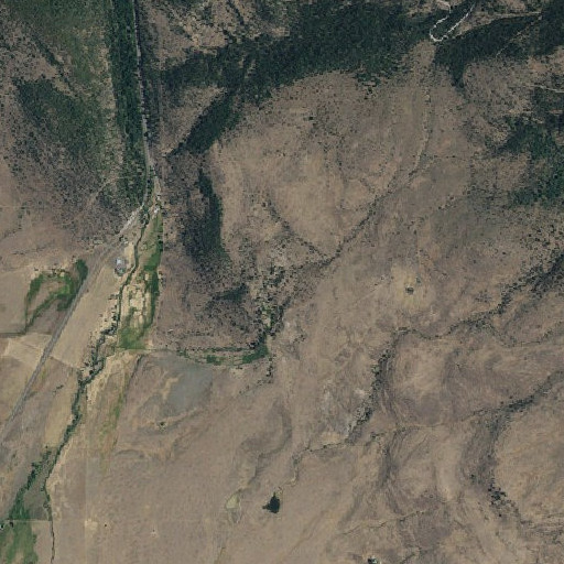 Aerial imagery of Bennett Canyon, CA