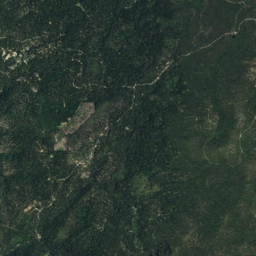 Aerial imagery of Birchville Mine, CA