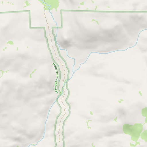 OpenStreetMap map of Blue Creek, CA