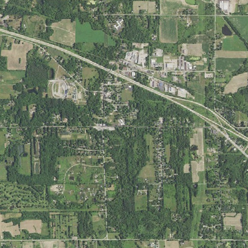 Aerial imagery of Marne Elementary School, MI