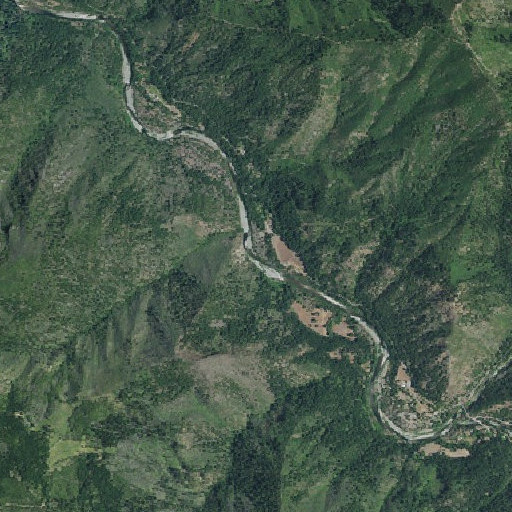 Aerial imagery of Brazille Flat, CA