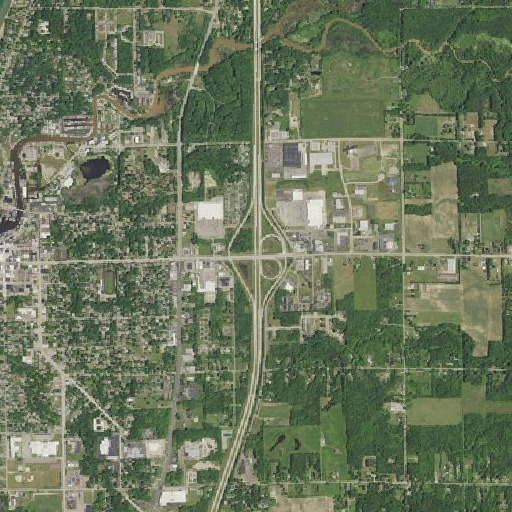 Aerial imagery of Interchange 20, MI