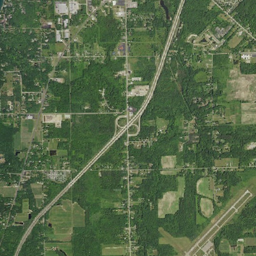 Aerial imagery of Interchange 18, MI