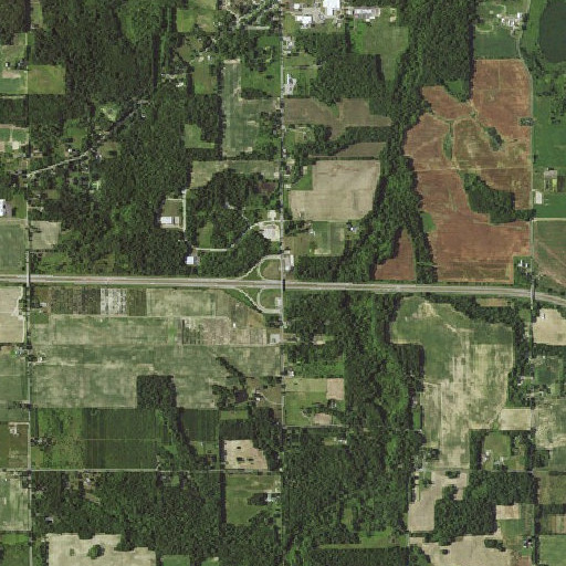 Aerial imagery of Interchange 52, MI