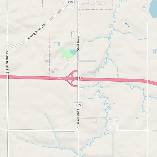 OpenStreetMap map of Interchange 52, MI