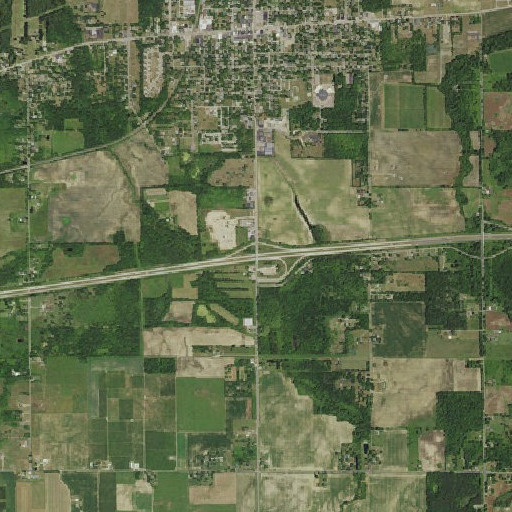 Aerial imagery of Interchange 46, MI