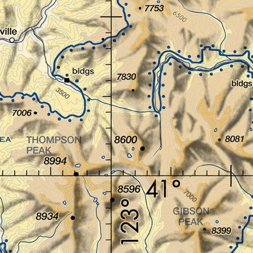 FAA VFR chart of Browns Meadow, CA