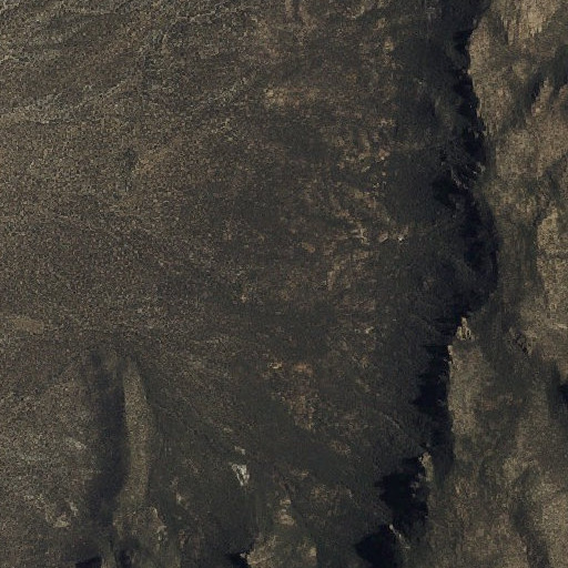 Aerial imagery of Fortification Range Wilderness, NV