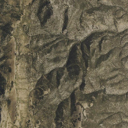 Aerial imagery of Shellback Wilderness, NV