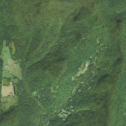 Aerial imagery of Fayette Mountain, VT
