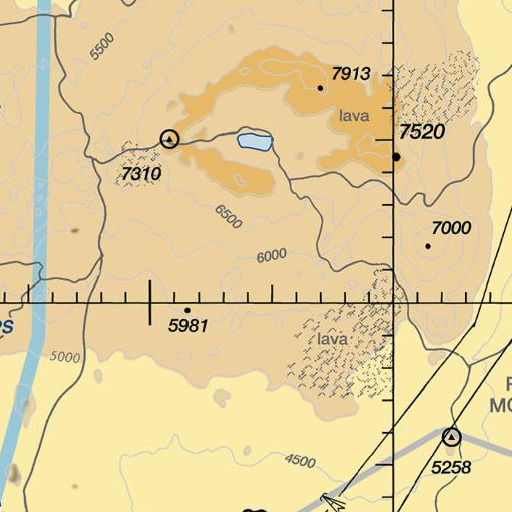 FAA VFR chart of Bruin Flat, CA
