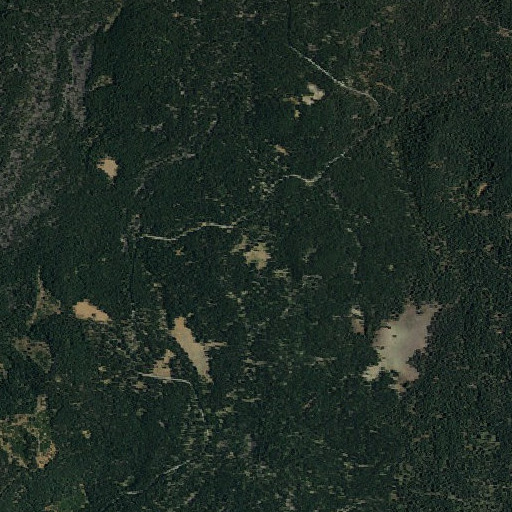 Aerial imagery of Bruin Flat, CA