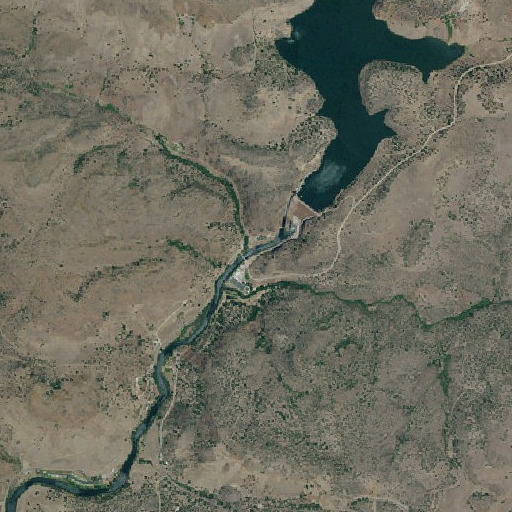 Aerial imagery of Brush Creek, CA