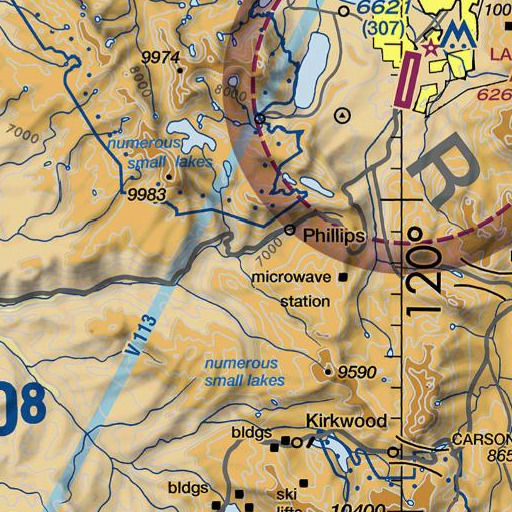 FAA VFR chart of Bryan Creek, CA