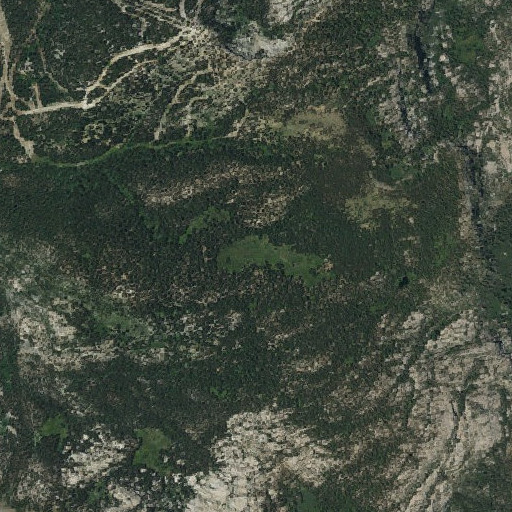 Aerial imagery of Bryan Meadow, CA