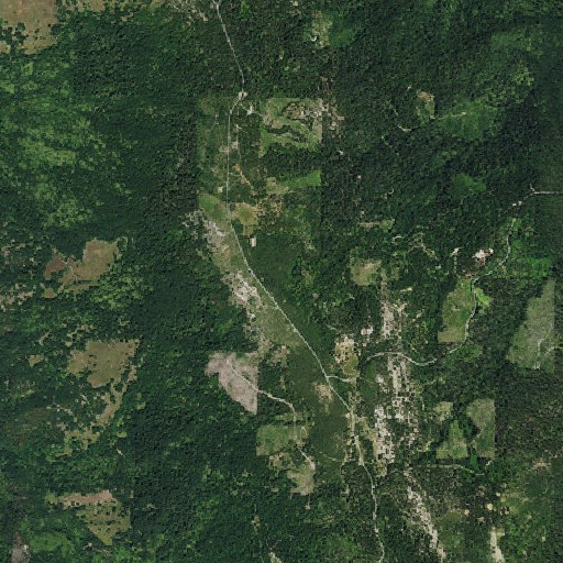 Aerial imagery of Buck Flat, CA
