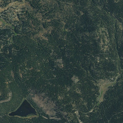Aerial imagery of Buck Meadows, CA