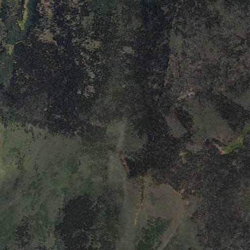 Aerial imagery of Buck Mountain, CA
