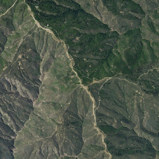 Aerial imagery of Buck Point, CA