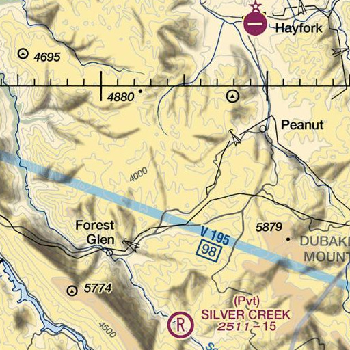 FAA VFR chart of Buck Spring, CA
