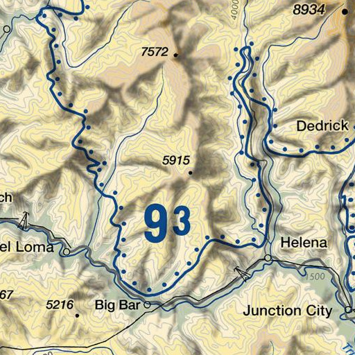 FAA VFR chart of Buck Spring, CA