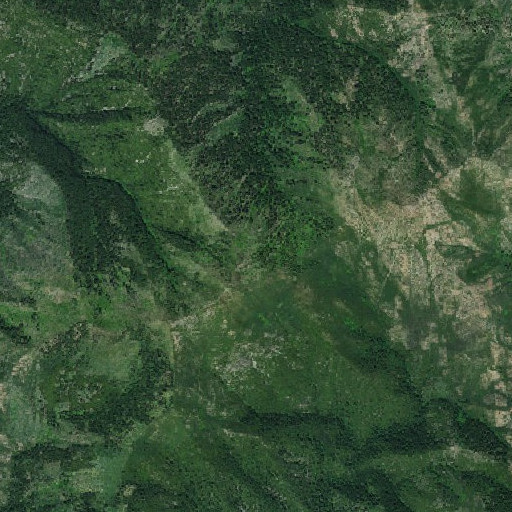 Aerial imagery of Buck Spring, CA