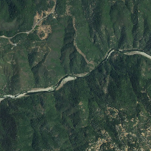 Aerial imagery of Buckeye Bar, CA