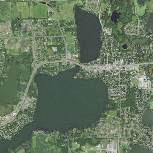 Aerial imagery of Beach Park, MN