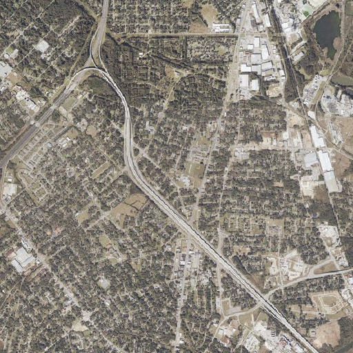 Aerial imagery of Morelight Tabernacle, AL