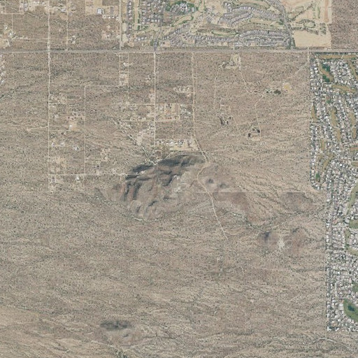 Aerial imagery of Asher Hills, AZ