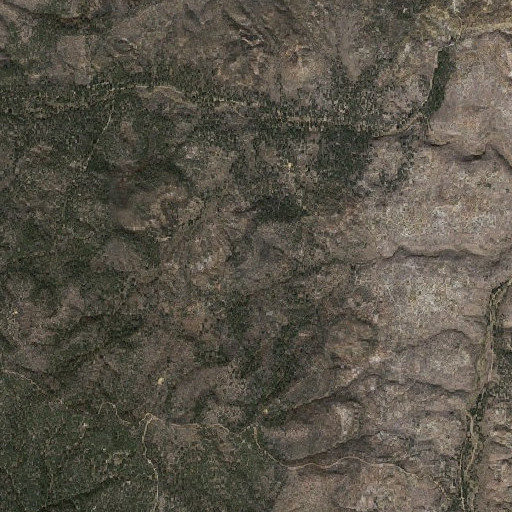 Aerial imagery of Ashhurst Point, AZ