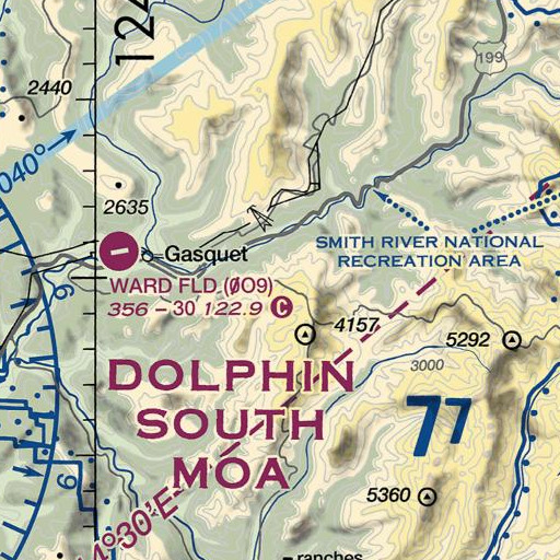 FAA VFR chart of Cedar Spring, CA