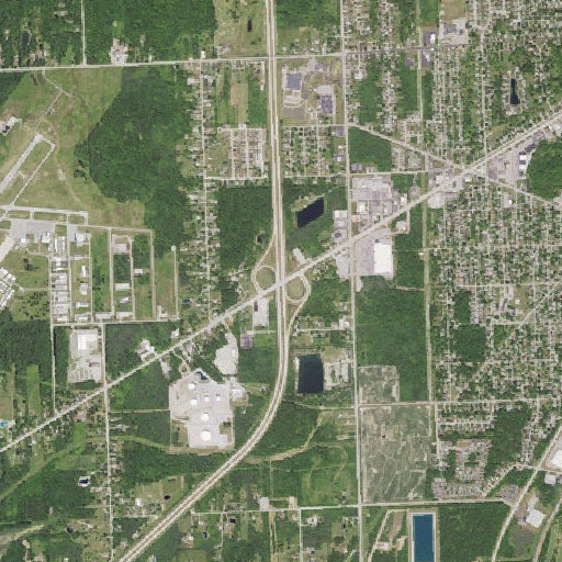 Aerial imagery of Interchange 266, MI