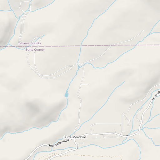 OpenStreetMap map of Chico Meadows, CA