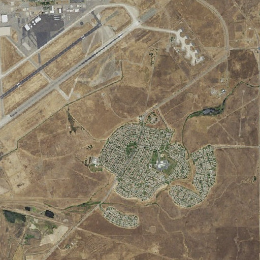 Aerial imagery of Mather Census Designated Place, CA