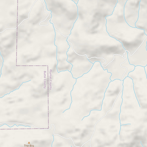 OpenStreetMap map of Chipmunk Creek, CA