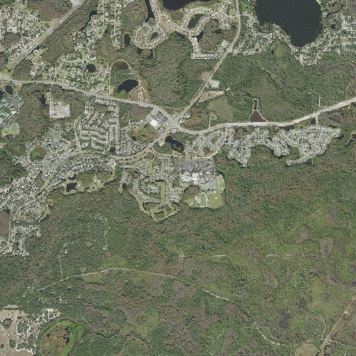 Aerial imagery of River Ridge Census Designated Place, FL