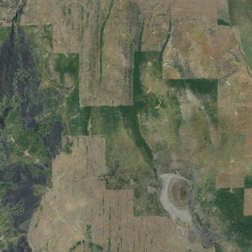 Aerial imagery of Cinder Butte, CA