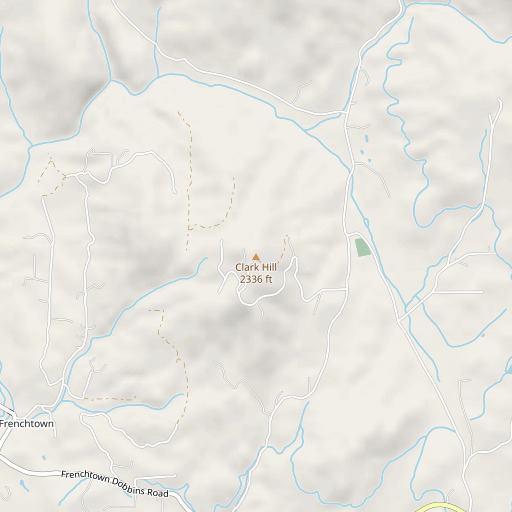 OpenStreetMap map of Clark Hill, CA