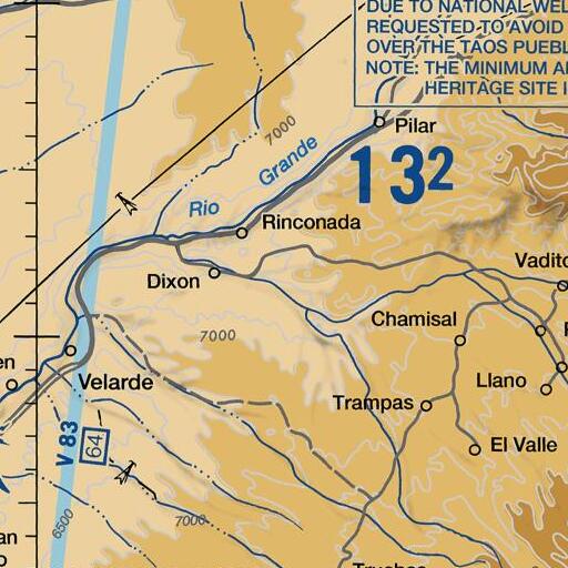 FAA VFR chart of Apodaca Census Designated Place, NM