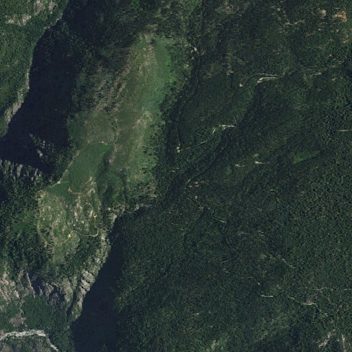 Aerial imagery of Clear Creek, CA